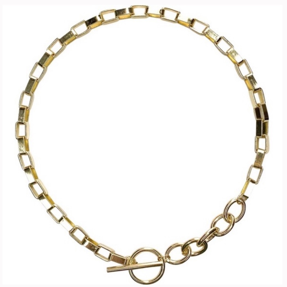 New 18k Chunky Gold Chain Necklace - Picture 3 of 6